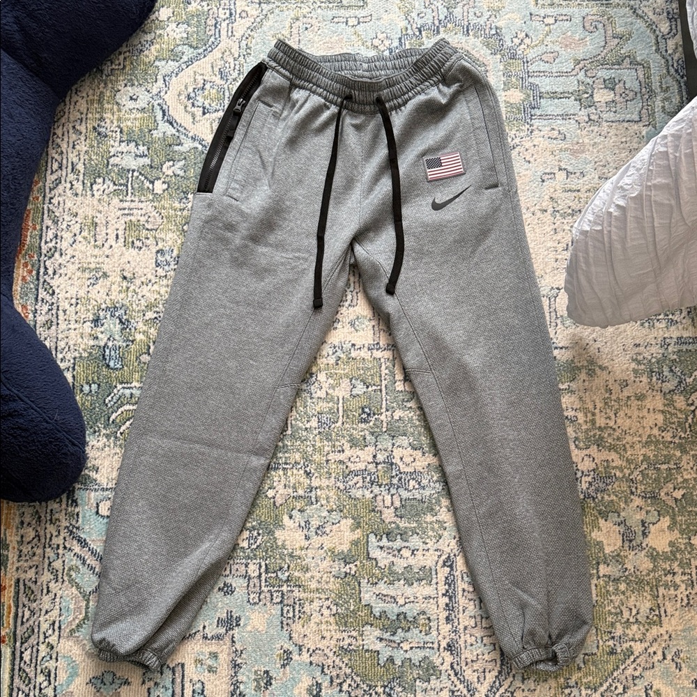 Nike Gray Team USA Sweatpants